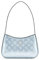 GUESS Arnela Top Zip Shoulder Bag, Puderblaues Logo, Einheitsgröße