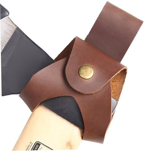 Hammer Holder For Belt, Hammer Holder Leather Vintage Brown Axe Holder, Practical Hammer Holsters for Middle-Sized Axes, Leather Axe Belt Loop Small Hammer Hatchet Carrier Holsters