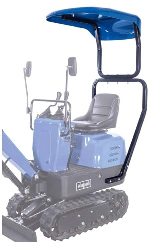 Scheppach Baggerdach für Benzin Mini Bagger EXC815 | Bagger Gesamthöhe mit Dach 207cm | 1040x720x30mm | Einfache Montage | Baggerdach Schutz vor Regen, Sonne oder Anderen Witterungseinflüssen