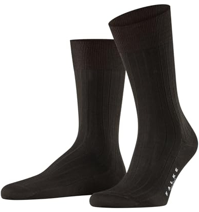FALKE Herren Milano Socken atmungsaktive nachhaltige biologische Baumwolle angenehmes Fußklima durch Klimaaktivsohle fein flache Naht für druckfreie Fußspitze gerippt Business Alltag 1 Paar