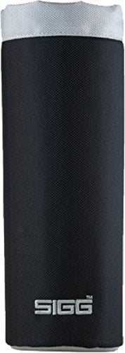 SIGG Nylon Pouch Black Protective Cover (0.75 L), Stylish and Insulating Cover for any SIGG Thermos Flask, Handy Nylon Bottle Holder