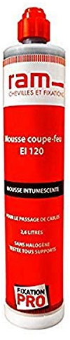 Ram - Mousse Intumescente Coupe-Feu 2H, 2.6 L