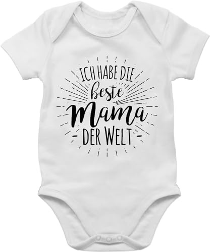 Shirtracer - Baby Body Kurzarm - Ich habe die beste Mama der Welt