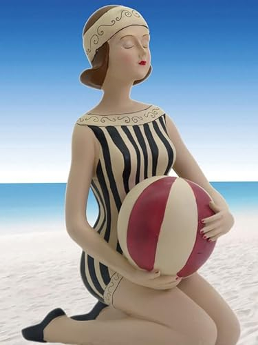 Unbekannt Dekofigur Badefigur mit Ball