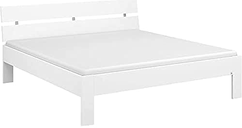 Rauch Möbel Ryba Bett Futonbett in Weiß, Liegefläche 180x200 cm, Gesamtmaße BxHxT 185x88x215 cm