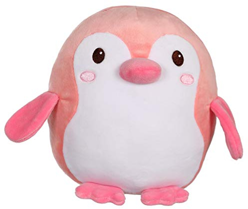 Mini Baby squishis 12 cm pingouin rose