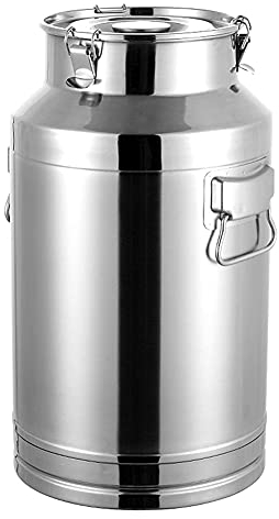MNSSRN en Acier Inoxydable, tonneau herbique, Canon de Lait, Canon à vin, Bouteille d'eau Portable, utilisée pour Le Stockage de vin de Lait,76L