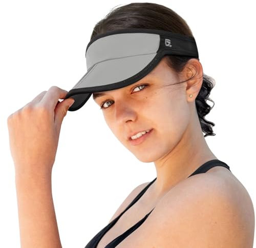 GADIEMKENSD Beach Hats for Women's Visor Hat Gorras De Men Cooling Bucket Boho Caps Cowboy Large Head with Face Mask Floppy Cowgirl Summer Vacation Packable Sun Hat Headbands for Mens Light Gray Black