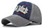 XibeiTrade Retro New York City Baumwolle Baseball Cap NY Damen Herren Casual Sport Outdoor Hut, grau, M