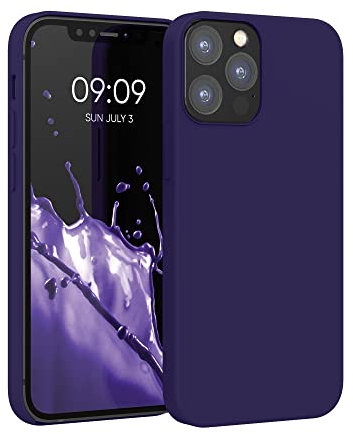 kwmobile Case Compatible with Apple iPhone 12 / iPhone 12 Pro Case - TPU Silicone Phone Cover with Soft Finish - Velvet Blue