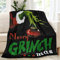 Grinch Decke Merry Grinchmas, Weihnachtsdecke, 152,4 x 127,7 cm, Fleecedecke für Zuhause, Bett, Sofa, Stühle, Wohnheim