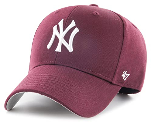 '47 New York Yankees MLB Raised Basic Most Value P. Bordeauxrot Verstellbare Snapback Cap One-Size