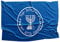 Israel Israelische Militär-Intelligenz jüdische Patriot Armee Geheimdienst Agency Knesset Logo Flagge Banner lebendige Farben doppelt genähte Messingösen (Mossad)