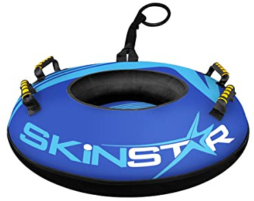 SkinStar Profi Snowtube Ø70cm Schneereifen Rutschreifen Rodel Schlitten Bob blau