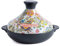 Tyewomiy Tagine Pot with Lid Diffuser, 1.81 QT Tajine Pots, Closed Cooker, Cookware-Casserole for 1-3people Dish