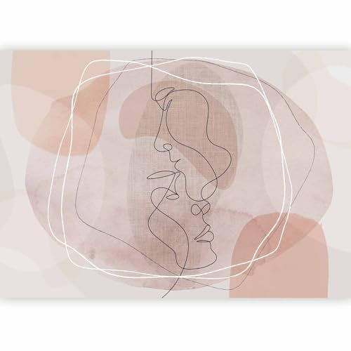 murando - Papier peint panoramique abstrait 300x210 cm - Revêtement mural décoration pour chambre salon cuisine - Design unique et moderne - Gris marron beige - a-C-10082-a-a