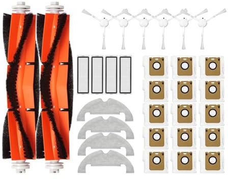 Bolsa for el polvo, Compatible con Dreame Bot D10 Plus, accesorios, bolsas de Robot aspirador RLS3D, repuestos for bolsas sucias (Color : 31PCS)