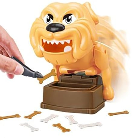 TROONZ Kniffliges Fingerspiel für Kinder - -Neuheitsspielzeug, Mausefallen-Spielzeug | Trickspielzeug in Hundeform, Tischbrett, kniffliges Spiel mit Klemm-Reisespiel