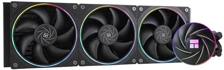 THERMALRIGHT Aqua Elite 360 ARGB V2 - Refrigerador de agua para CPU, 360 Aio CPU, 3 ventiladores PWM de 120 mm, rodamientos S-FDB, ARGB Fine Aperture Effect, para AMD/AM4/AM5, Intel