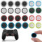 Joystick Protection PS4 Stick, Remplacement Joystick Silicone, 12 Paire Thumb-Stick Capuchons Grip, Joysticks de Remplacement en Silicone, pour manettes PS4, Xbox 360, PS3 Multicolore