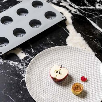 Pavoni Halber Apfel-Silikonform