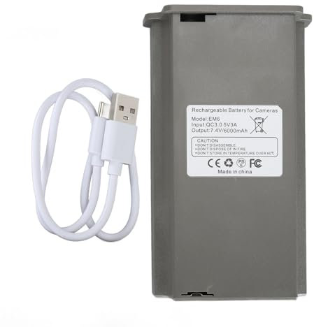 Batterie de Caméra de Chasse pour Reveal Trail, Batterie au Lithium Rechargeable 6000 MAh pour X Gen 2.0 X X Pro XB SK, Remplacement de la Batterie au Lithium Légère à
