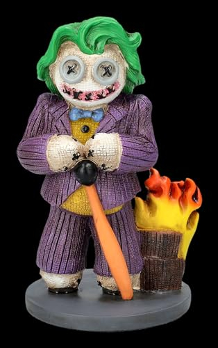 Joker Bösewicht 11,5 cm, Film Deko Figur Clown - Pinheads Voodoopuppen