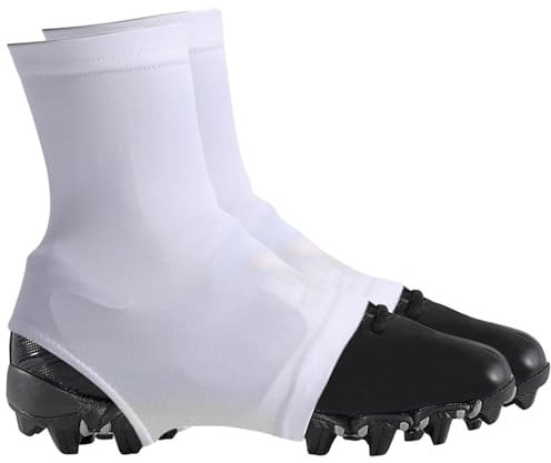 Football Spats Football Cleat Covers 1 Paar elastische und Dehnbare Nicht-Schlupf-Fußball-Spats