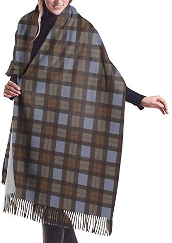 ODHHGDF Schal für Damen, von Outlander, inspiriert von Outlander, Schottenkaro, weicher Kaschmirschal, groß, Pashminas, 195,6 x 68,6 cm, Siehe Abbildung, Einheitsgröße
