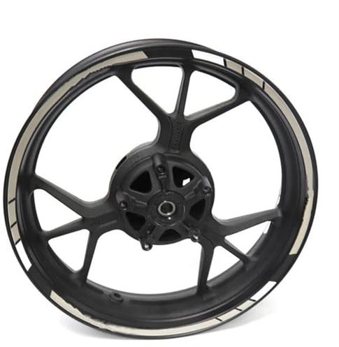 KJHOPY Langlebige Aufkleber Reflektierender Aufkleber Für Motorradfelgen Vorn Und Hinten, Reifenaufkleber-Set Für 1400GTR 1400 Für GTR 1400(Style 8)