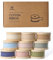 Vitalizart Baumwollband 9 Farben 1,6 cm x 57,6 m (9 Rollen*6,4 m), Handgefertigte Fransen Naturstoff Bänder für Hochzeit Einladungen Brautsträuße Geschenkverpackung Urlaub Dekoration