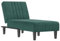 Kangmusi Chaiselongue Dunkelgrün Samt, Grün 352828