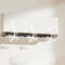 JSFYJZYZ Deflector Aire Acondicionado Split con Flujo de Aire Ajustable, diseño anticondensación, fácil de Instalar para Sala de Estar y Dormitorio
