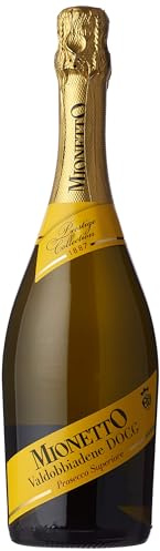 Mionetto Prosecco Yellow Label Docg Wine, 75cl (Pack of 6)