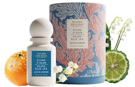 Panier des Sens - Eau De Parfum Damen Ecume D'Azur - Frischer Aquatischer Duft - Parfüm Frauen - 50ml - Geschenkidee Für Frauen - Perfume Women