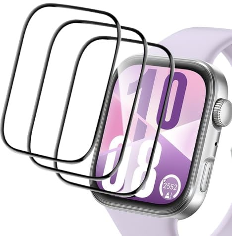 3 Pièces Verre Trempé pour HUAWEI Watch FIT 4, Vitre Protection Anti-Rayure | 9H Anti-salissures Anti-huile Sans bulles Ultra Mince Force Glass Film Protection écran Équipé d'une trousse à outils