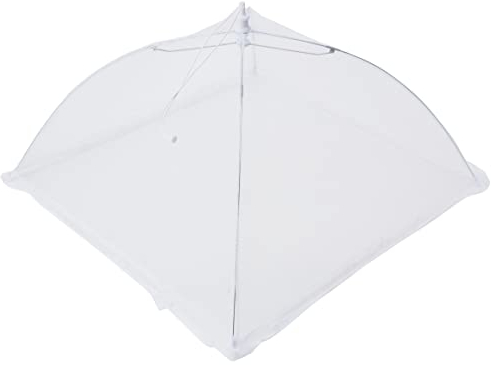 Chef Aid Fine Mesh Pop Up Food Cover, Measures 40.5 cm and perfect for covering freshly prepared buffets, Picnics, Party Foods and general snacks, Pop Up reusable umbrella mechinism