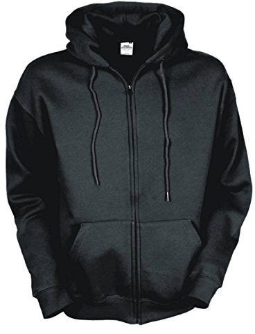 Fun T-Shirt Kapuzenjacke St. Pauli Germany Fan Hoodie mit Bundesadler Bedruckt, Kapuzenpulli Sweatshirt Jacke mit Kapuze auch Übergrößen (SFU06-06e) XXL