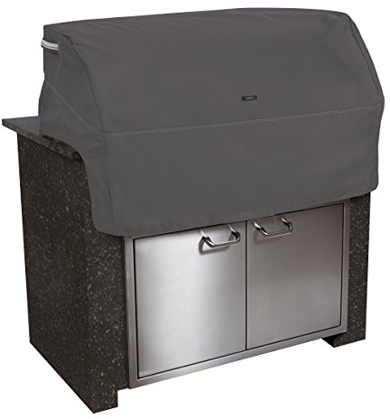Classic Accessories 55-326-365101-EC Ravenna Built-In Grill Top Cover Premium Outdoor Grill Cover with Durable and Water Resistant Fabric, Taupe, X-Small