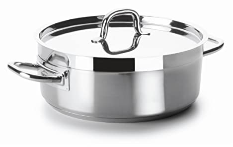 LACOR - 54040 - Cacerola con Tapa Chef Luxe 40 Cm INOX