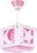 Dalber Lámpara de Techo Infantil Luna y Estrellas Moonlight Rosa, 60 W