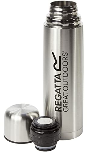Regatta Outdoors 1 Litre Vacuum Camping Travel Mug Flask - Silver