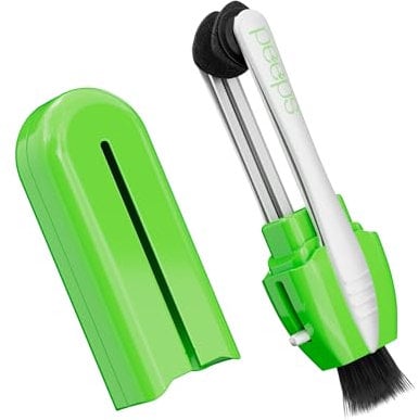 Peeps Eyeglass Cleaner - Carbon Lens Cleaning Tool for Glasses, Spectacles, Sunglasses, Reading Glasses - No Wipes or Cloth (Green)