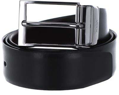 JOOP Herren 7162 COLL. BELT 3,5 CM Gürtel,per pack Mehrfarbig (Schwarz-Braun 10-52),(Herstellergröße: 080)