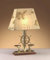 Licht-Erlebnisse Maritime Lampe Messing Papier Schirm Nautik Nachttischlampe Schreibtisch Tischleuchte NAUSICA