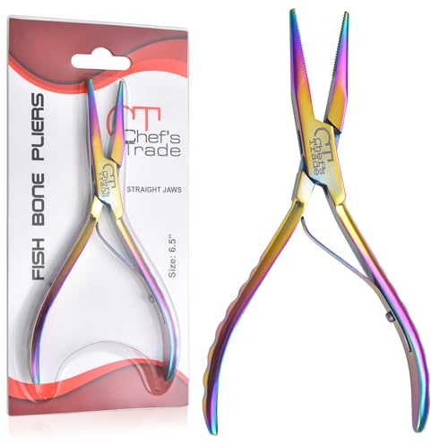 Chef's Trade Fish Bone Tweezers, Multi-Colour