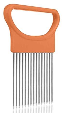 Manueller Zwiebelhacker mit Halter, Gemüseschneider, in TV beworben, Küchenhelfer, praktisch, Geschenk zu Weihnachten oder Geburtstag