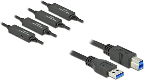 DeLOCK Aktives USB 3.2 Gen 1 cable USB tipo A a USB tipo B 20 m