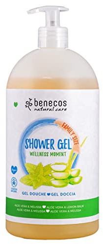 benecos Naturkosmetik - Shower Gel - vegan - Bio-Aloe Vera & Bio-Zitronenmelisse - 950 ml
