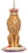 Gisela Graham Lion On A Cushion Resin Decoration 8 cm